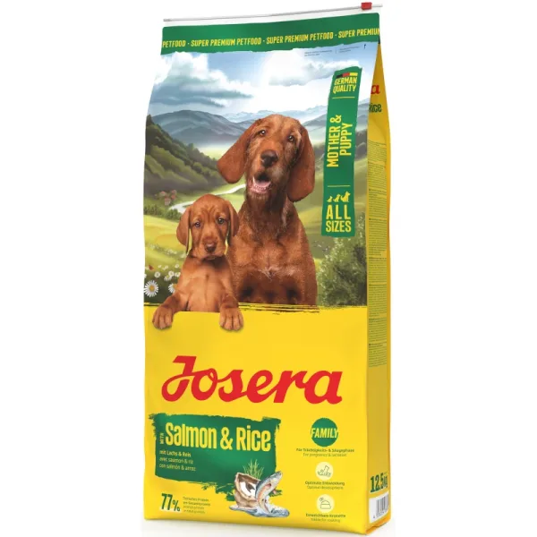 Ξηρά Τροφή Σκύλου Josera Mother & Puppy Salmon & Rice 12,5kg